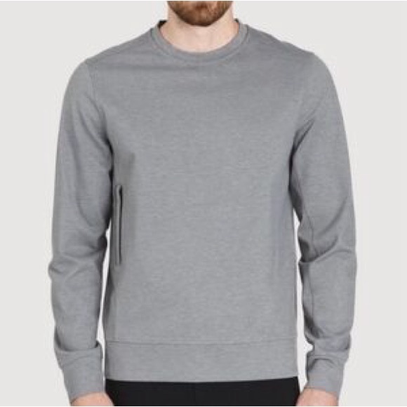 Kit and Ace Other - Kit and Ace Men’s Crewneck Sweatshirt — Heather Grey, XS, Cashmere Blend